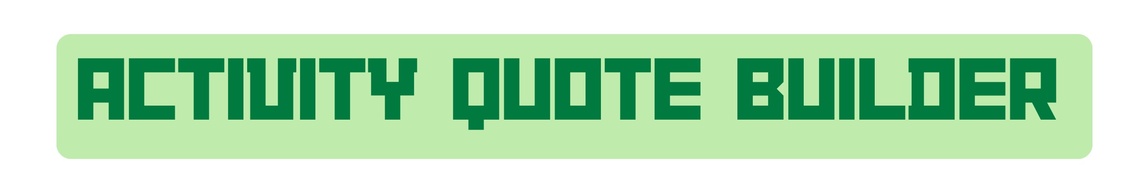 Activity Quote Builder4